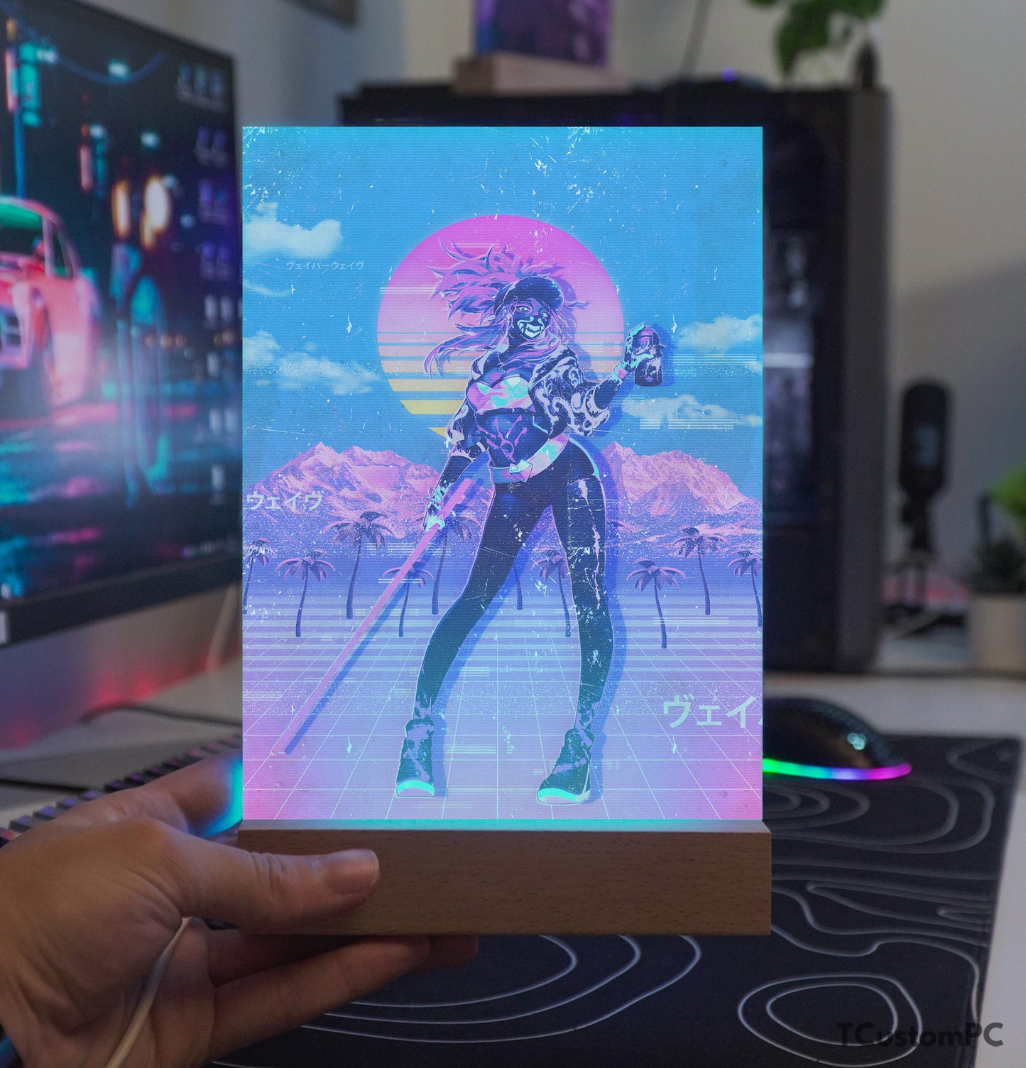 Lâmpada TC Vaporwave 16 Akali Kkkk