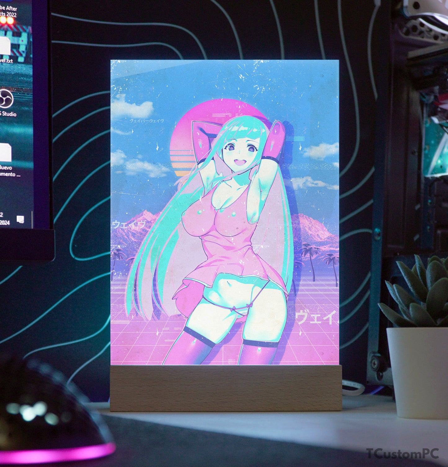 TC-Lamp Vaporwave 17 Waifu