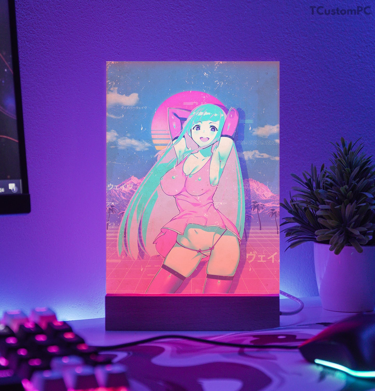 Lâmpada TC Vaporwave 17 Waifu