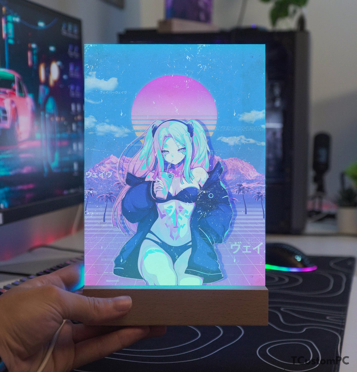 TC-Lamp Vaporwave 4 Rebecca cyberpunk