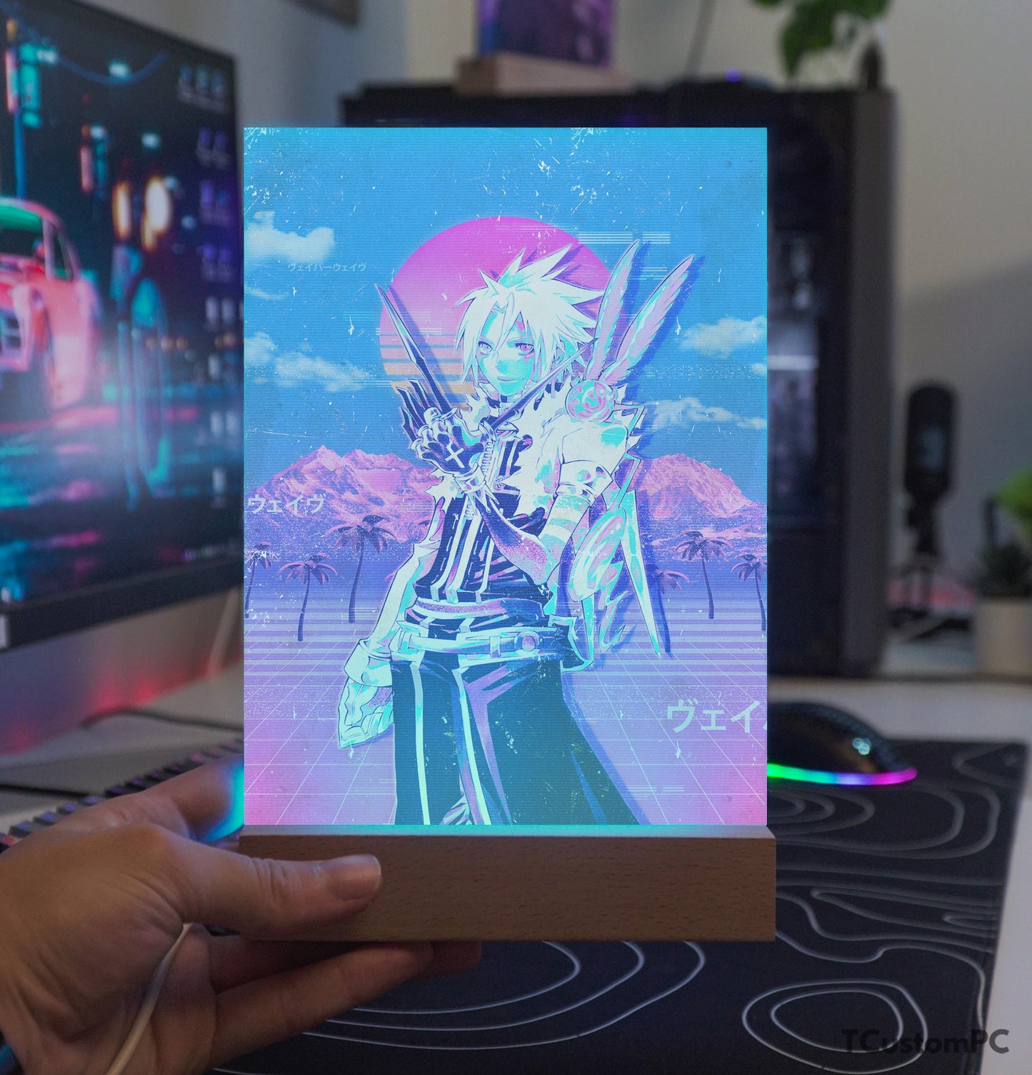 TC-Lamp Vaporwave 6 D.Gray man