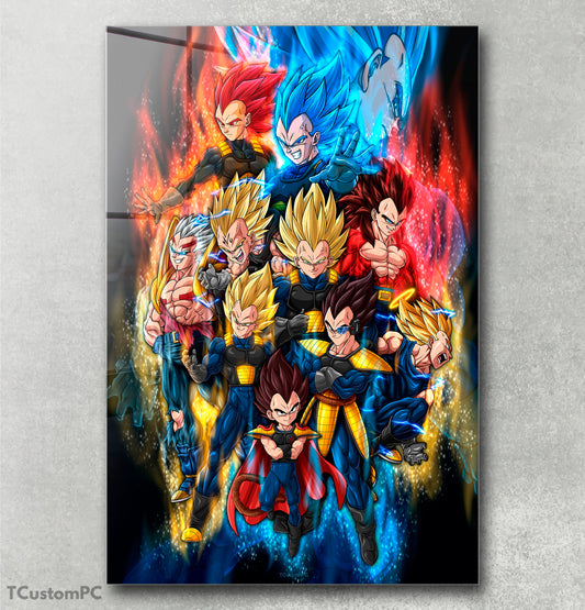 Vegeta Pintura de todas as formas