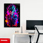 Wall Art Vegeta Black Colorful