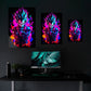 Wall Art Vegeta Black Colorful