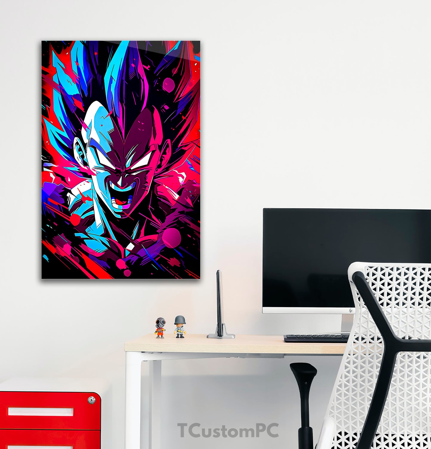 Wall Art Vegeta Color-full Dragon Ball