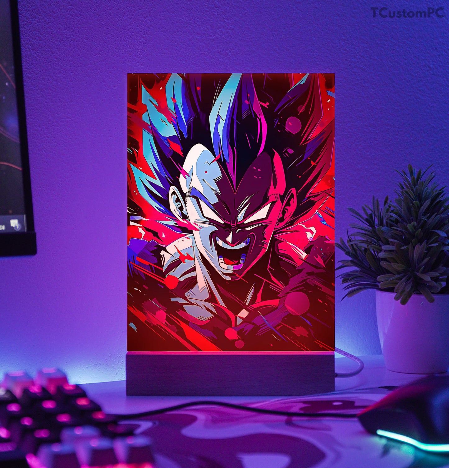 TC-Lamp Vegeta Color full Dragon Ball