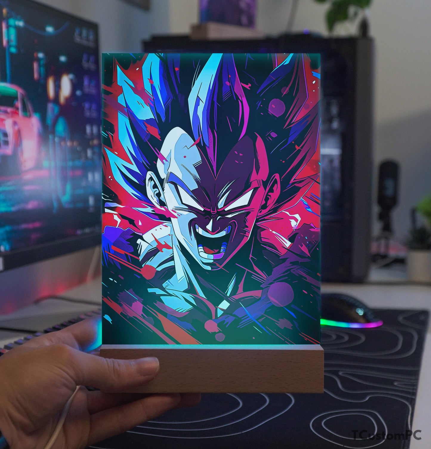 TC-Lamp Vegeta Color full Dragon Ball