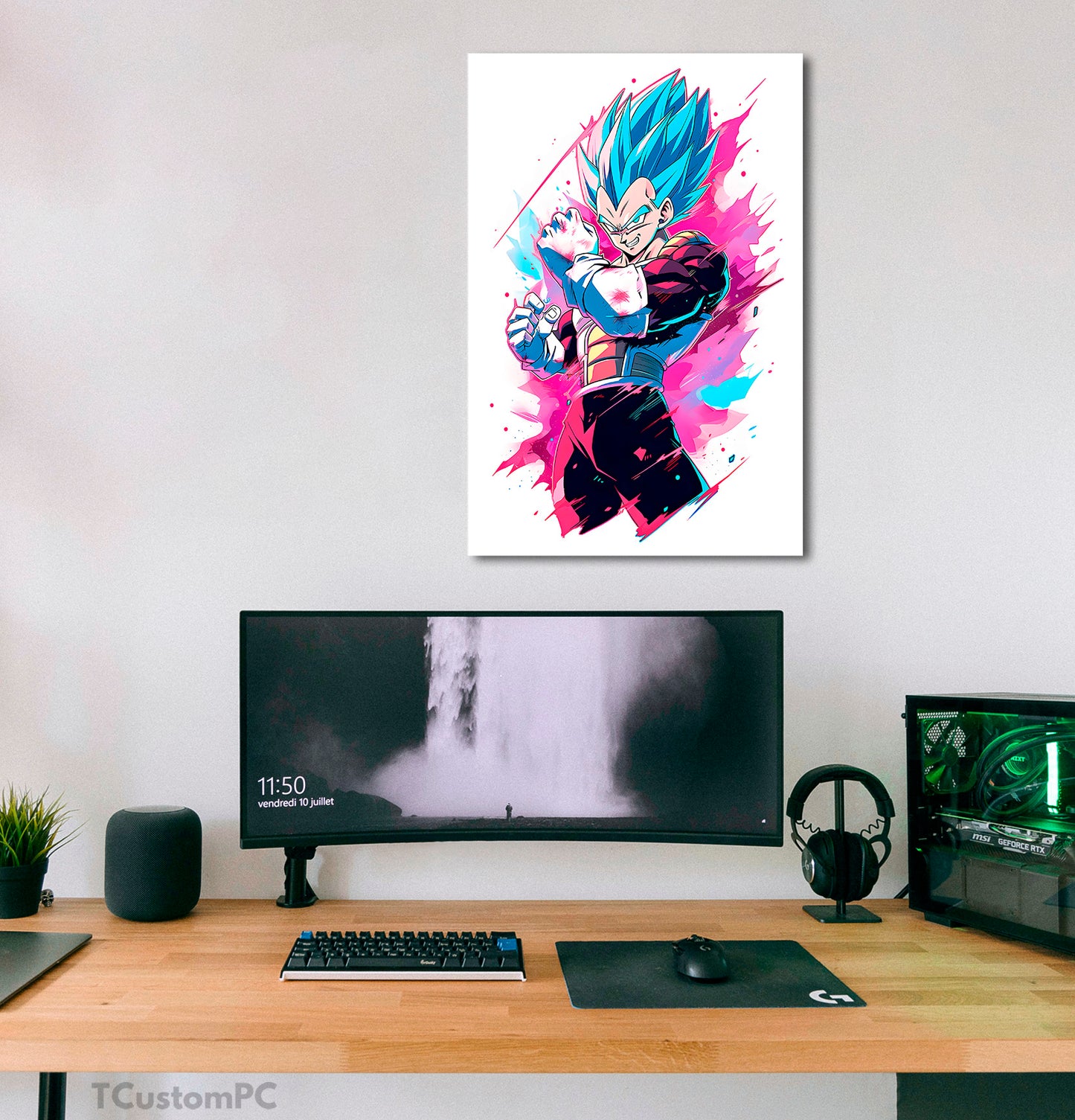 Wall Art Vegeta Colorful