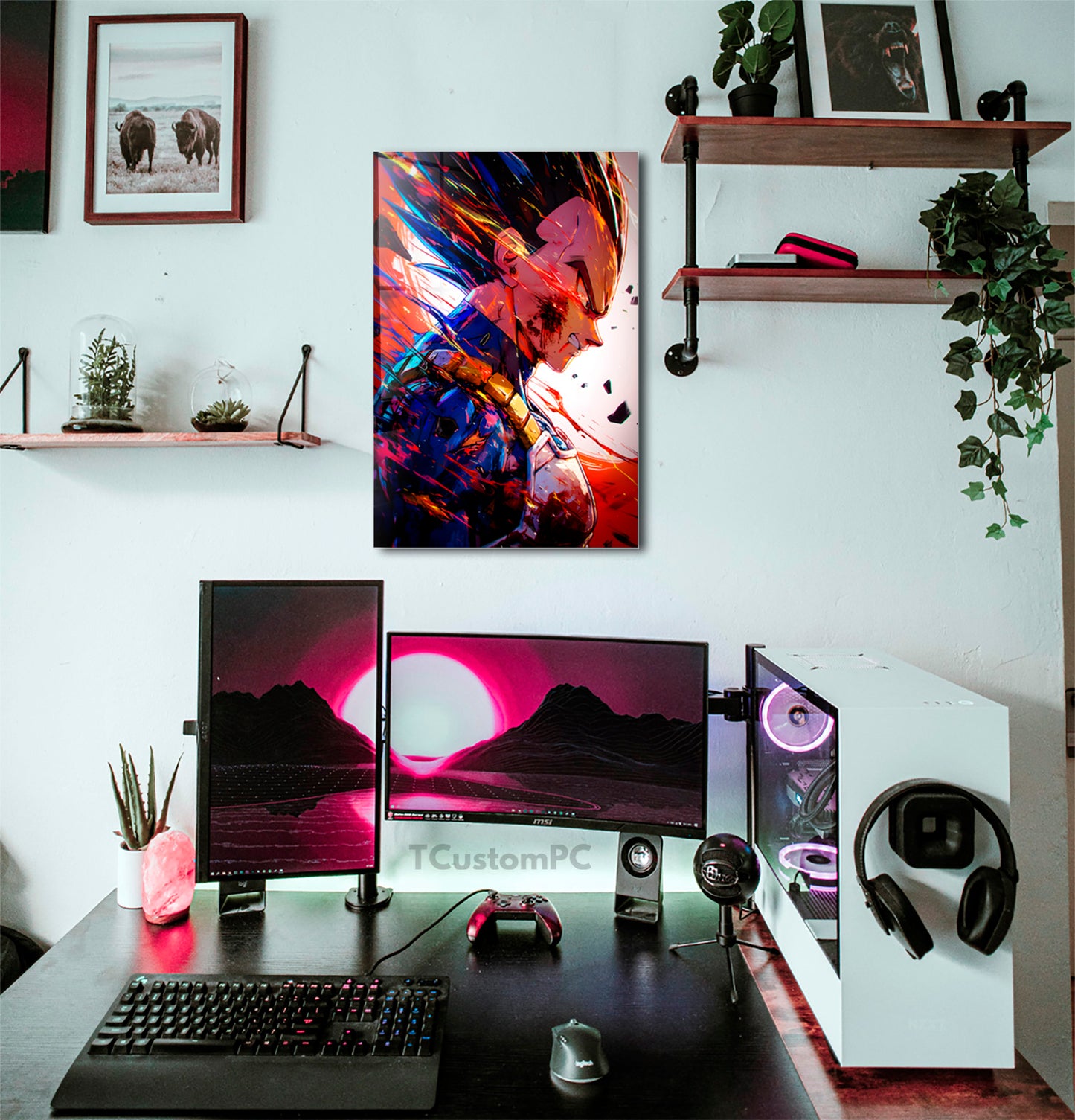 Wall Art Vegeta DB Paint