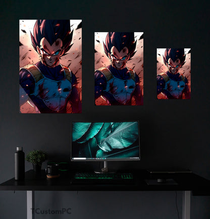 Pintura realista de Vegeta