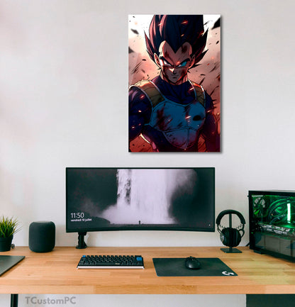 Pintura realista de Vegeta