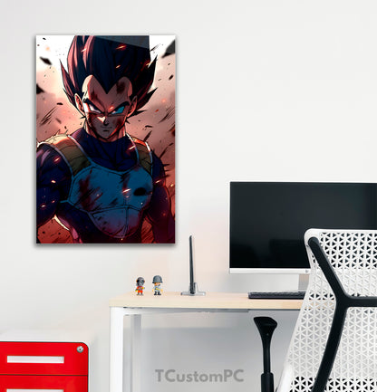 Pintura realista de Vegeta