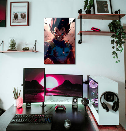 Pintura realista de Vegeta