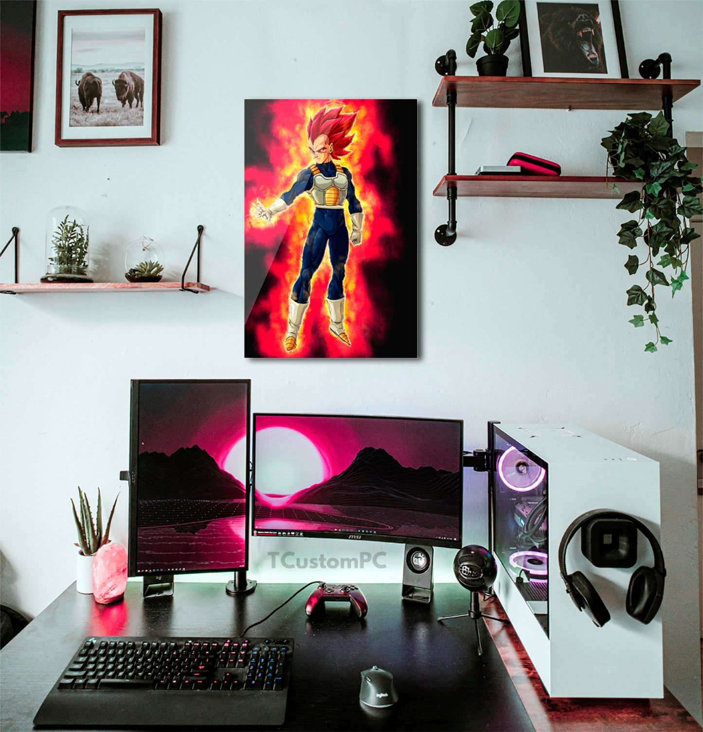 Wall Art Vegeta Ssg DB