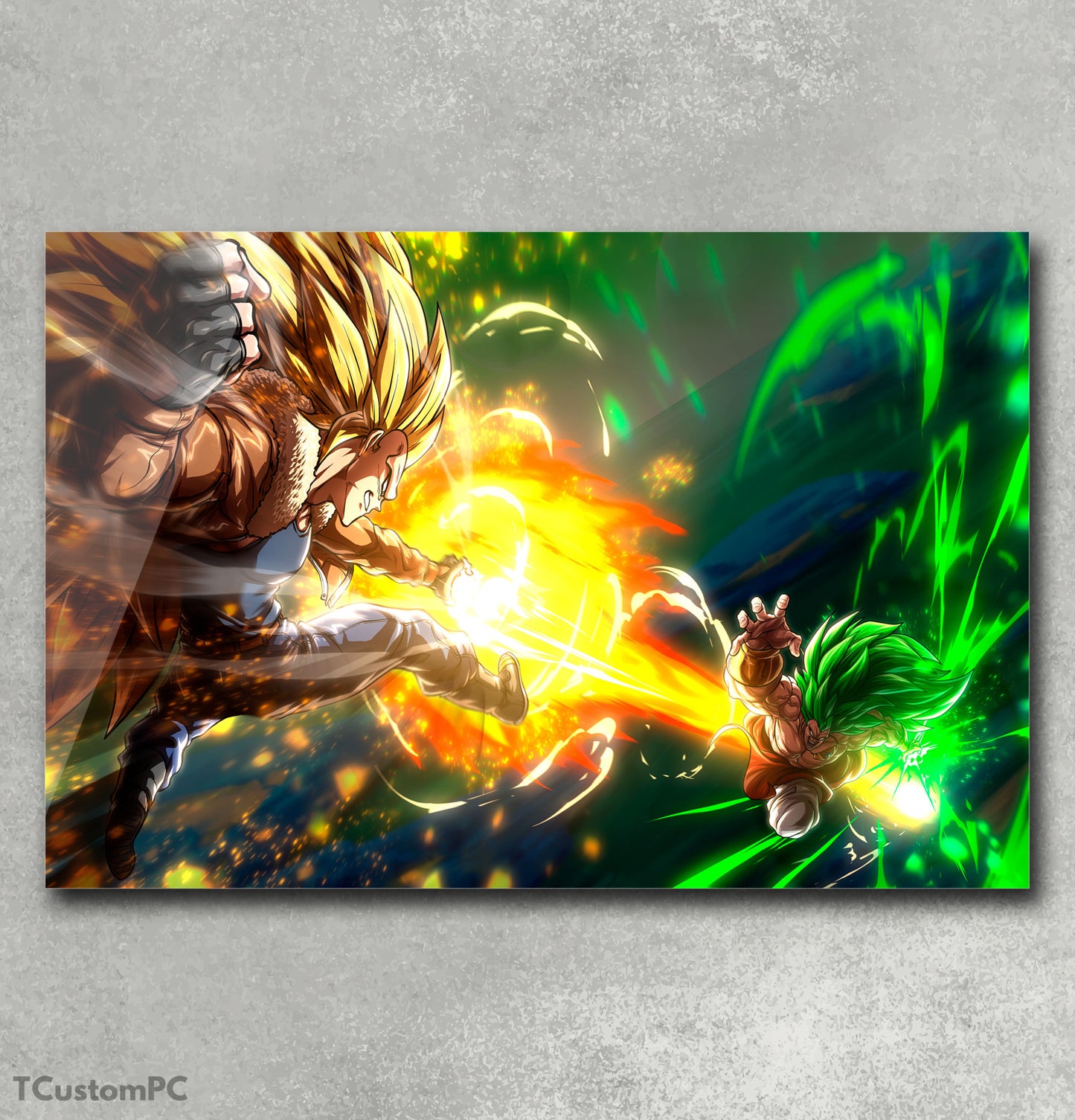 Cuadro Vegeta Vs Broly DBD