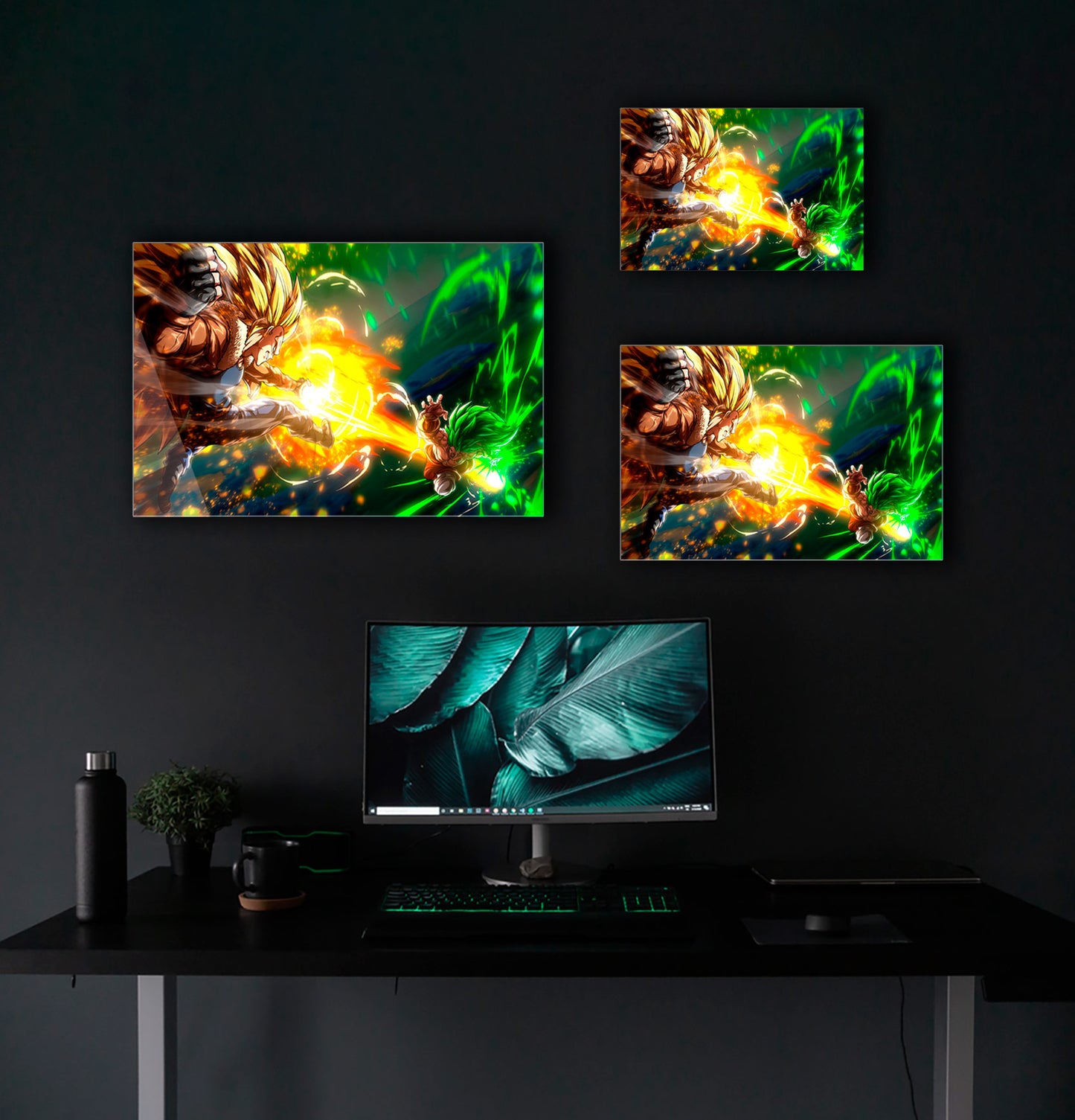 Wall Art Vegeta Vs Broly DBD