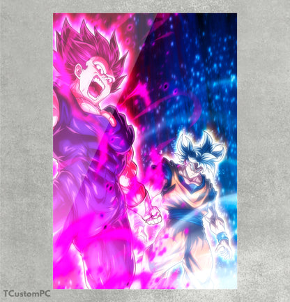 Pintura Vegeta X Goku