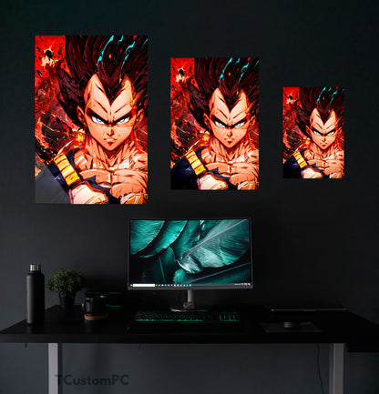 Vegeta might power painting