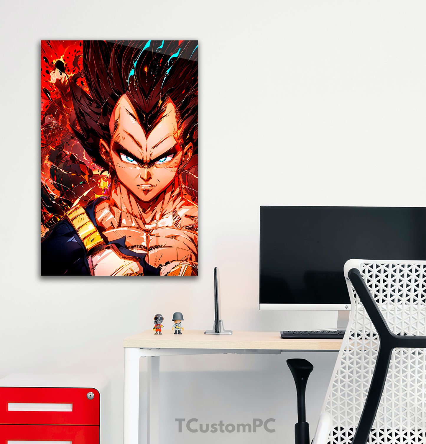 Vegeta might power painting