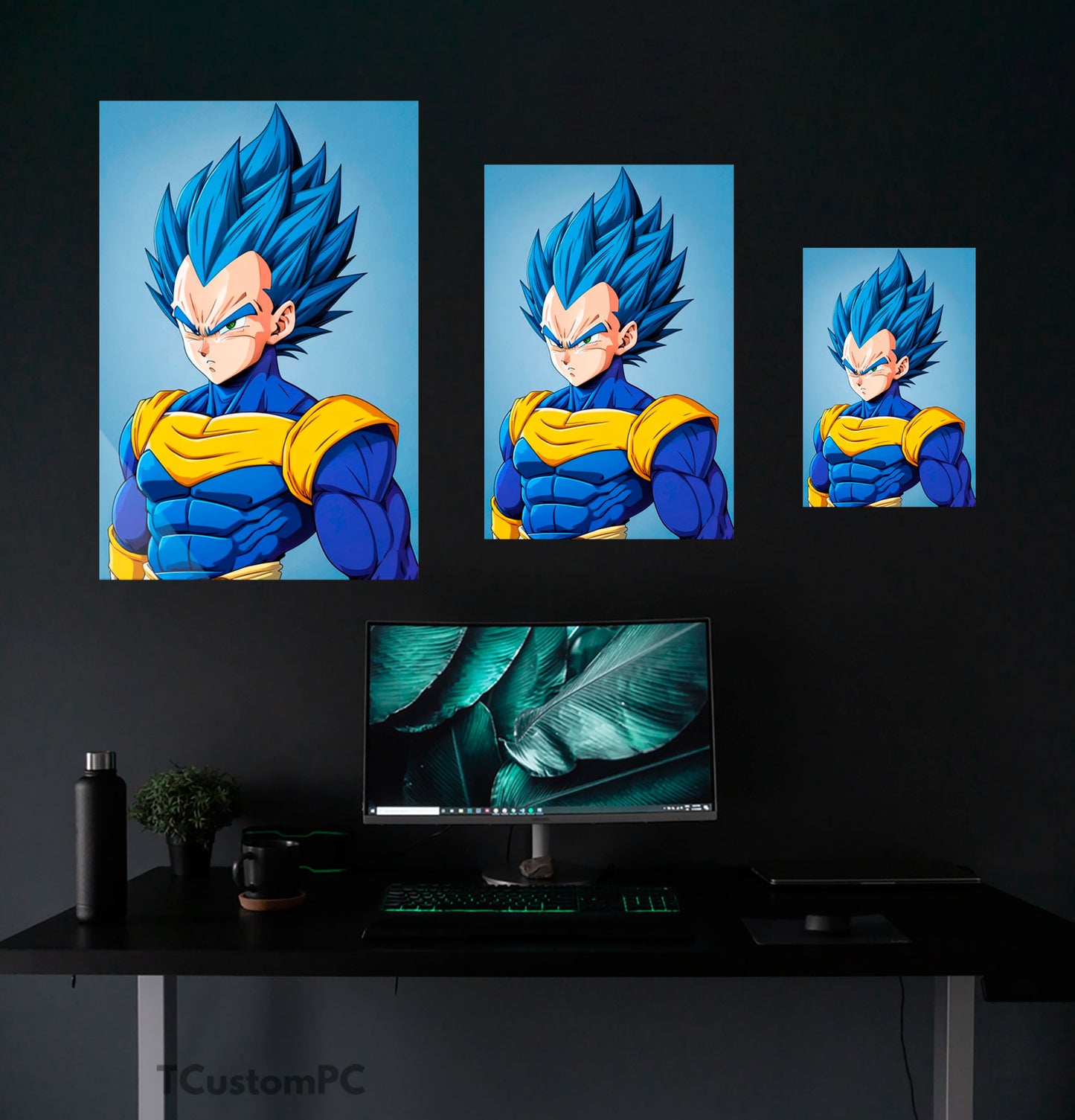 Vegeta Vh blue painting