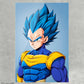 Vegeta Vh blue painting