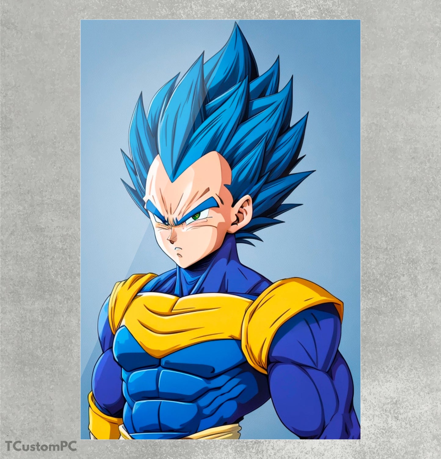 Vegeta Vh blue painting