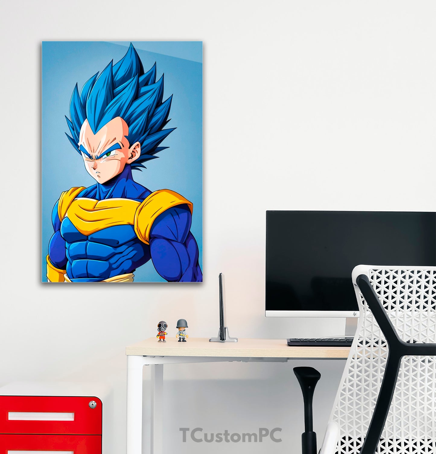 Vegeta Vh blue painting