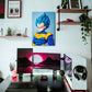 Vegeta Vh blue painting