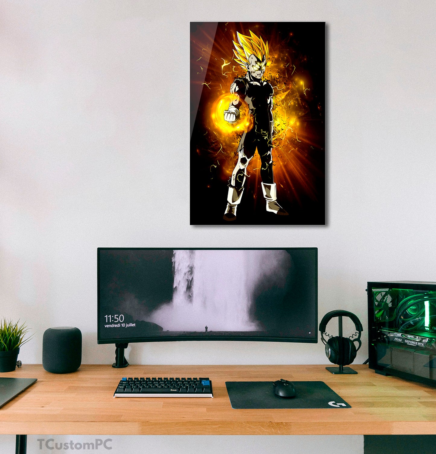 Wall Art Vegeta Majin