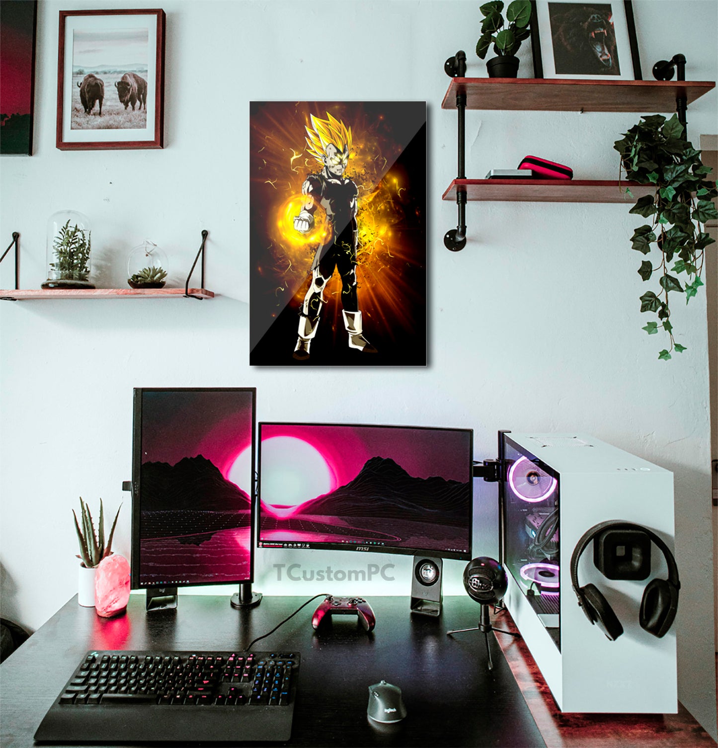 Wall Art Vegeta Majin