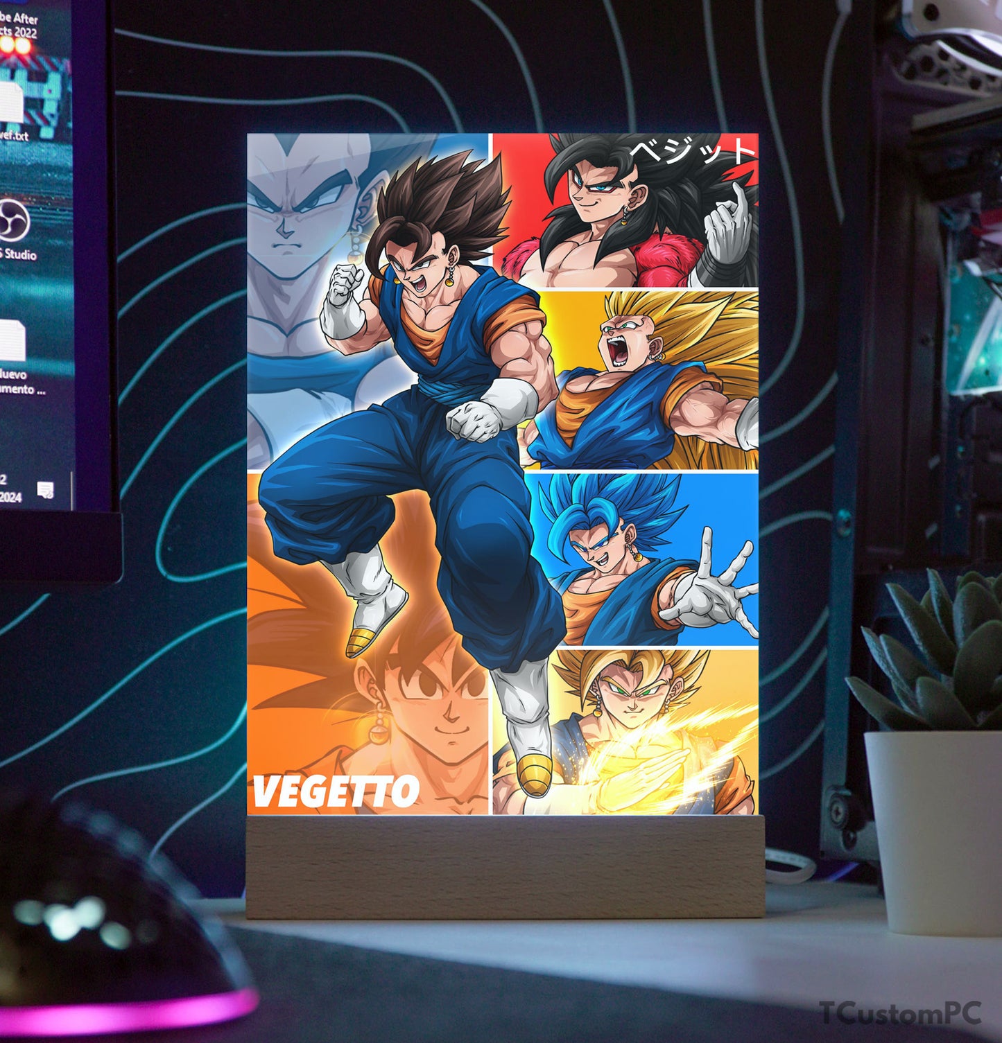 TC-Lamp Vegito todas as formas cartaz