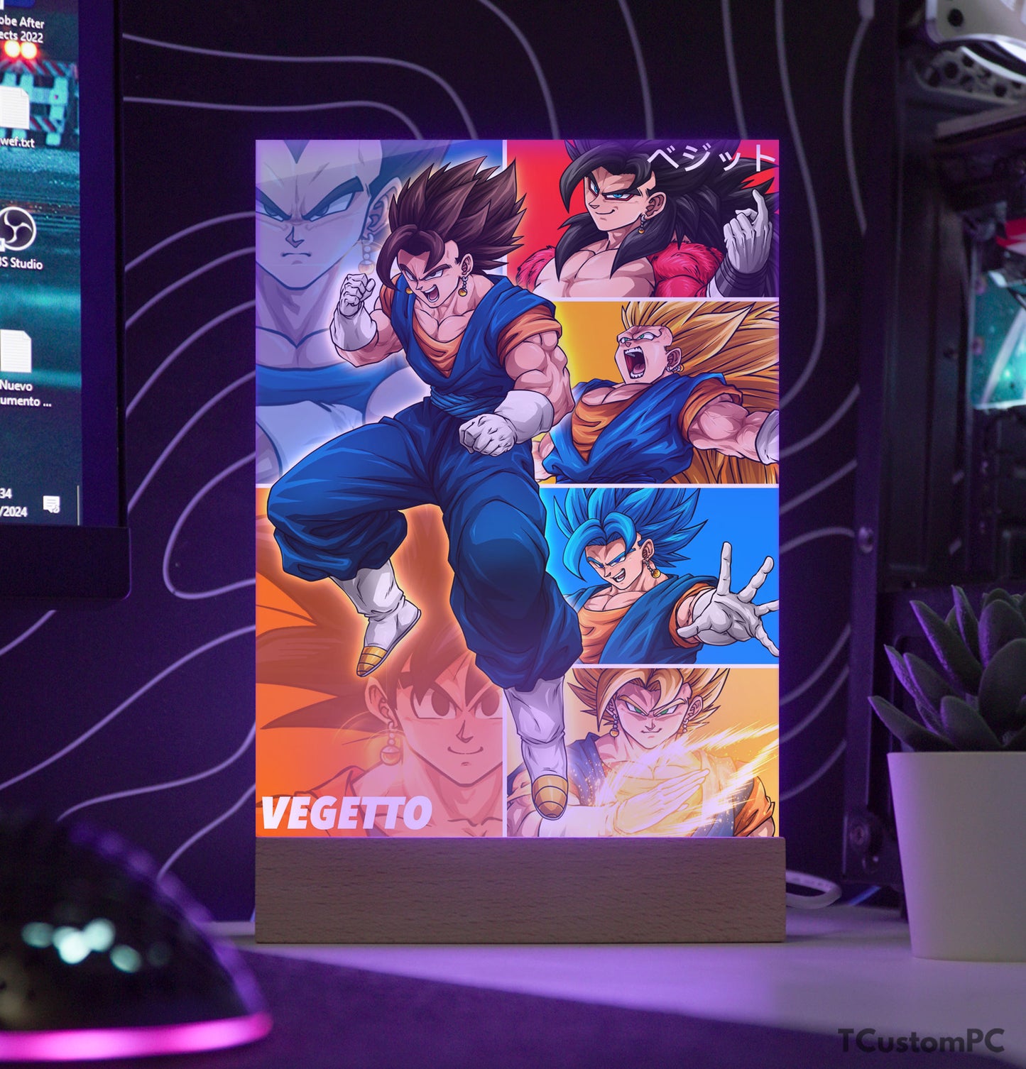 TC-Lamp Vegito todas as formas cartaz