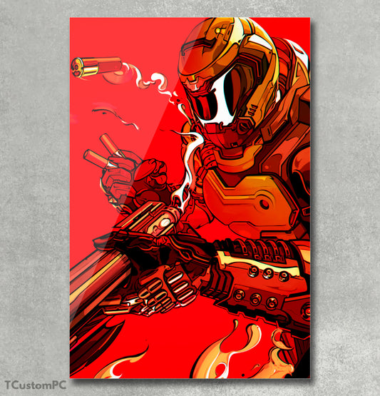 Cuadro Videojuego Doom