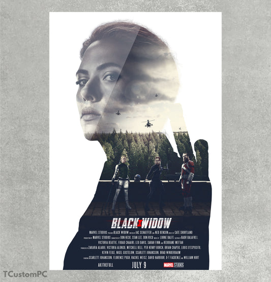 Black Widow 2 All Dark Version painting