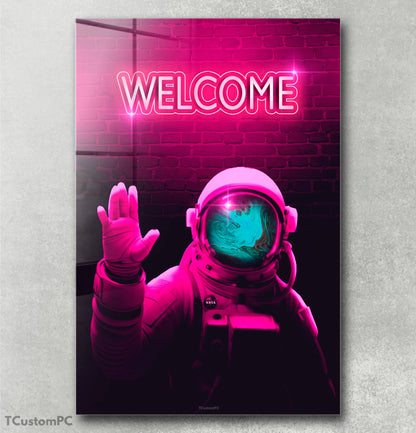 Cuadro Welcome space explorer