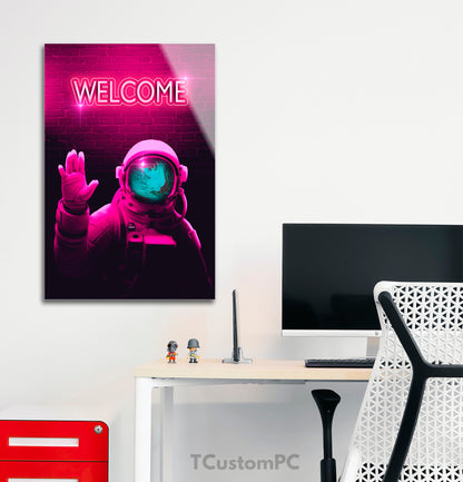 Cuadro Welcome space explorer