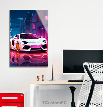 Pintura de carro branco