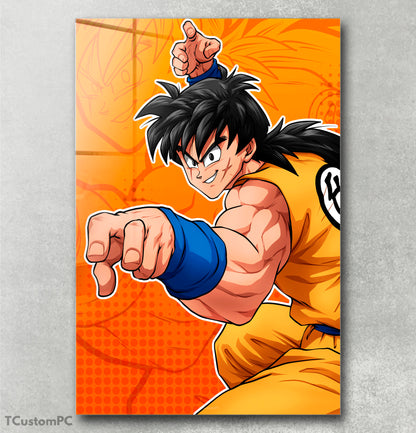 Wall Art Yamcha Manga Style