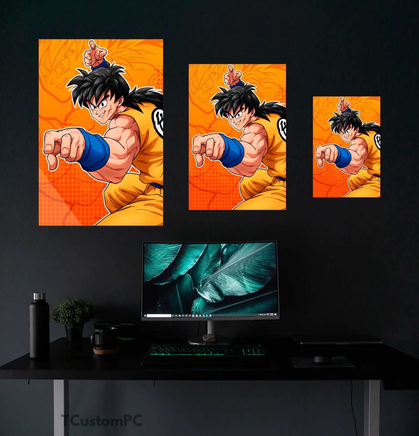 Wall Art Yamcha Manga Style