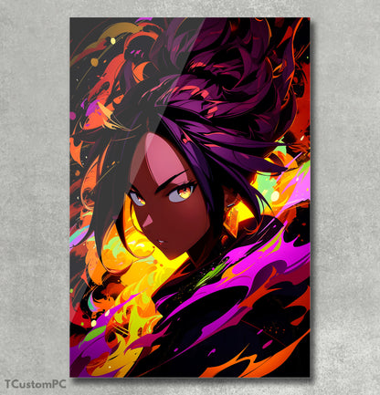 Pintura de Yoruichi Bleach