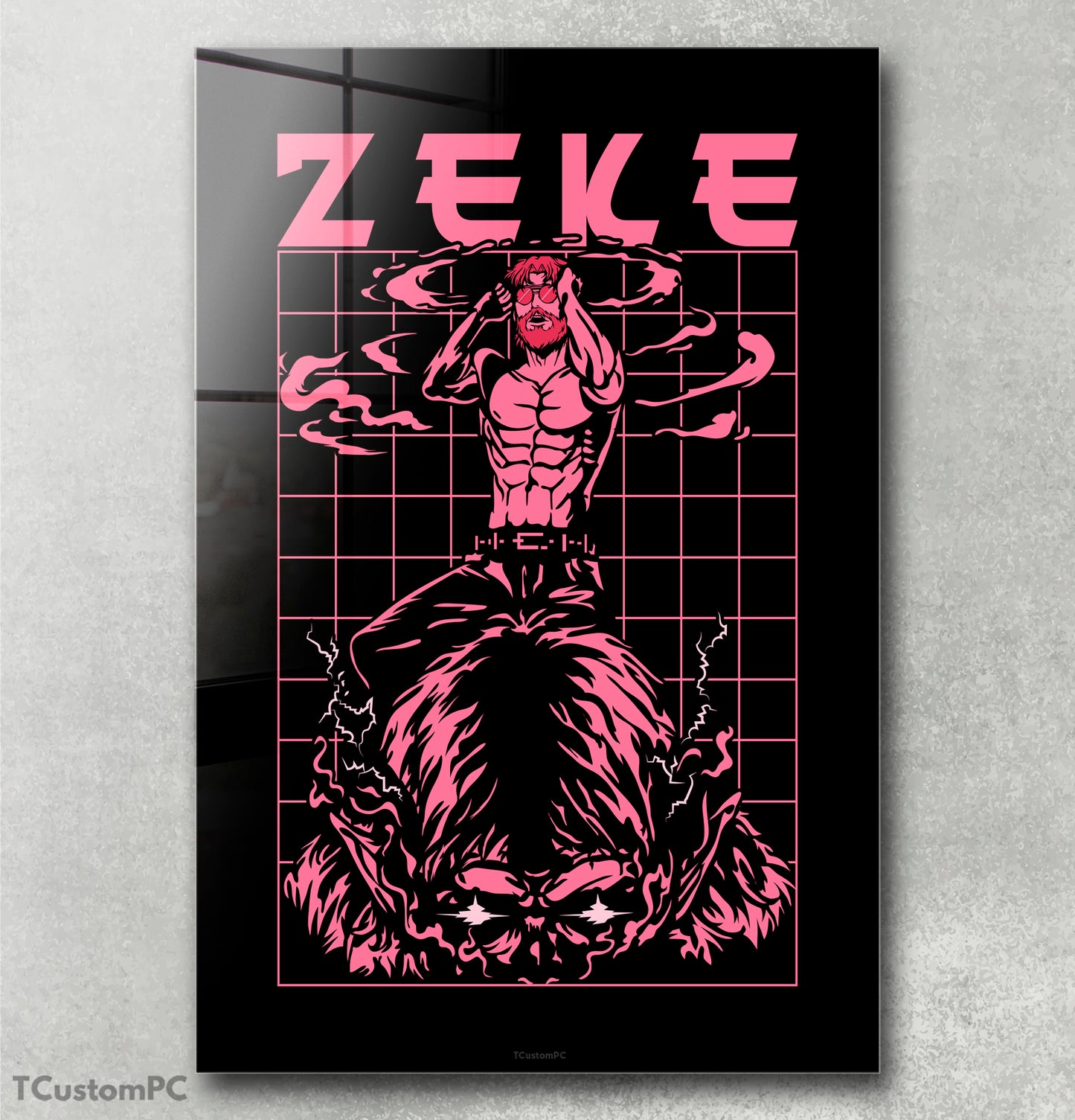 Zeke Attack on Titan painting, Street style