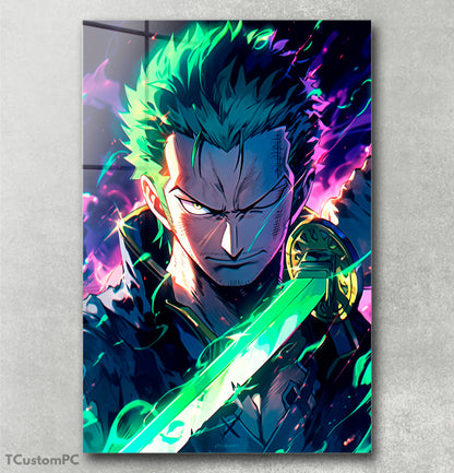 Pintura de Zoro One Piece