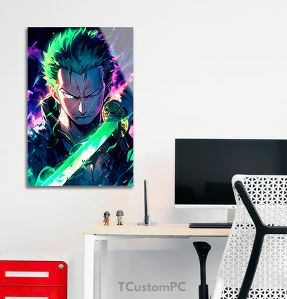 Pintura de Zoro One Piece