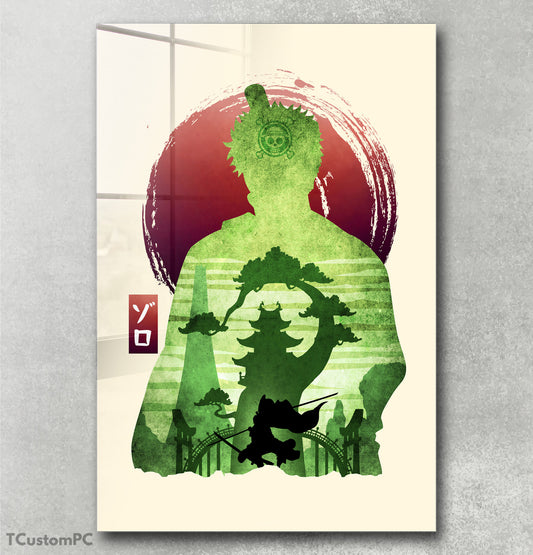 Zoro W 2 Minimalist Silhouette painting