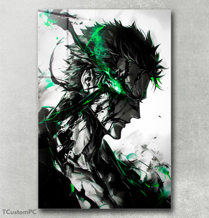 Zoro black Aura painting