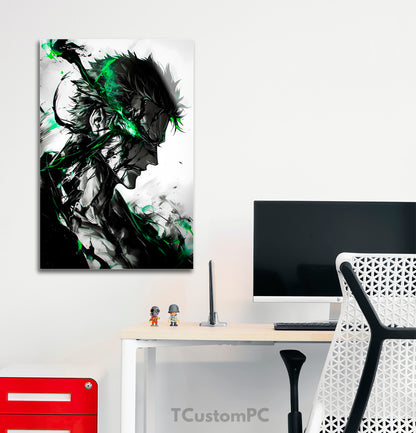 Pintura da aura negra de Zoro