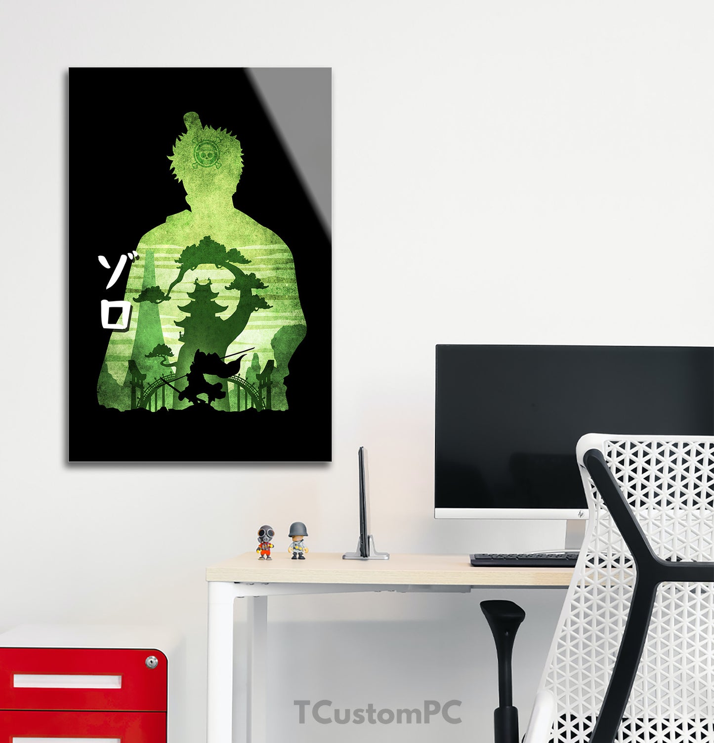 Zoro Minimalist Silhouette painting