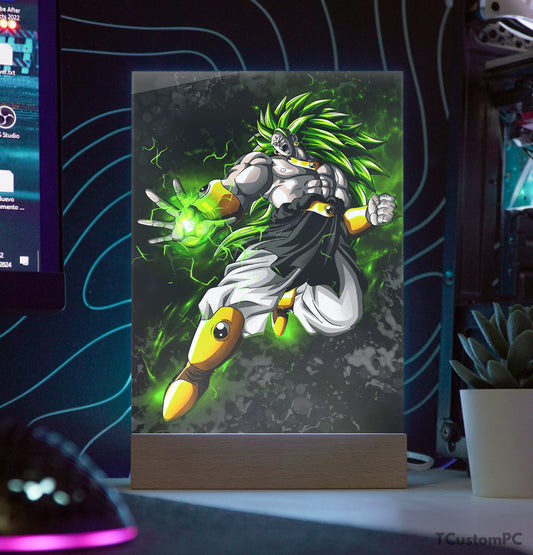 Vetor broly da lâmpada TC