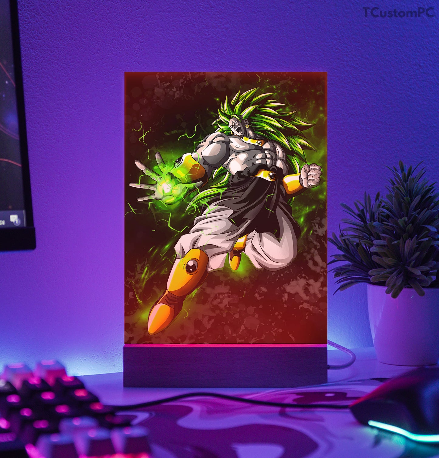 Vetor broly da lâmpada TC