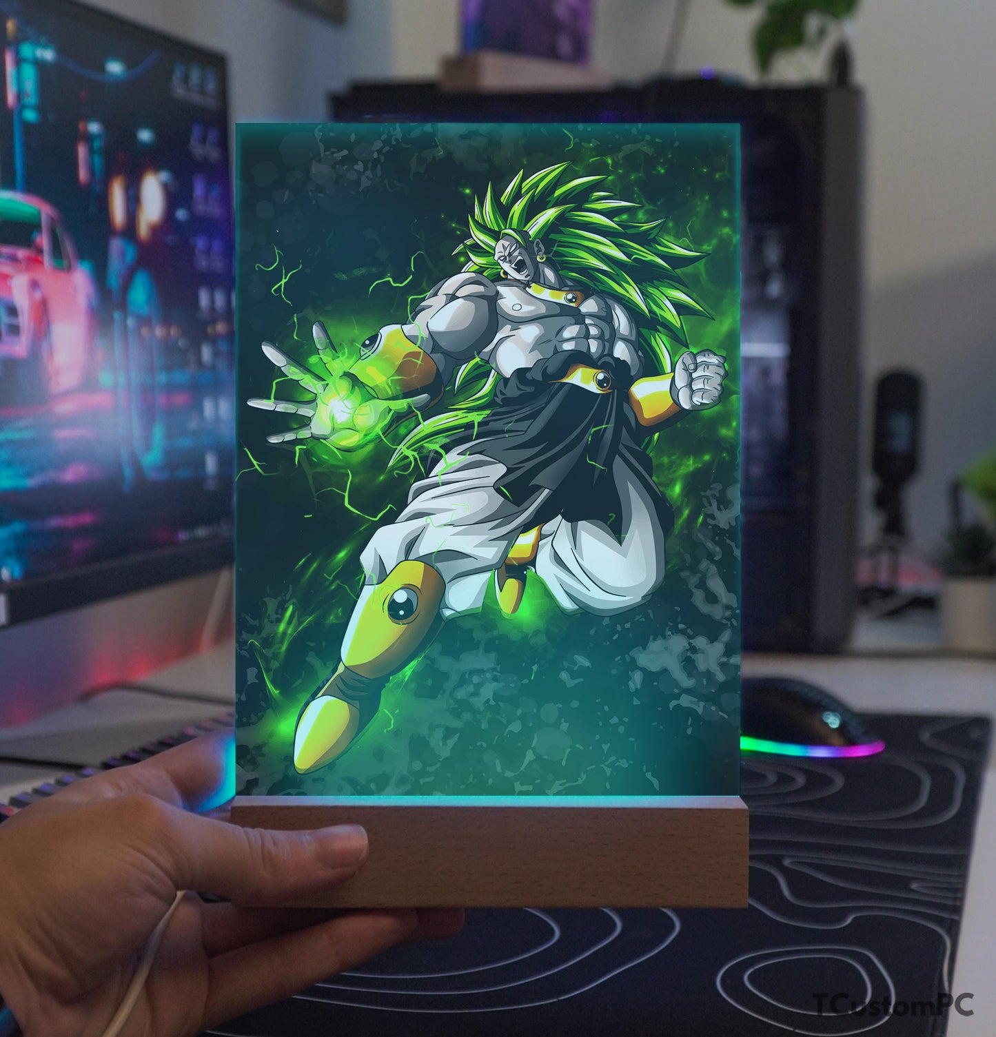 Vetor broly da lâmpada TC